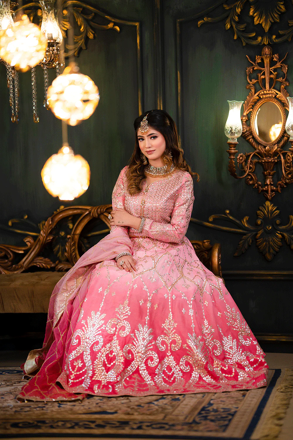 Pink Shaded Lehnga Choli (S-7) - Image 7