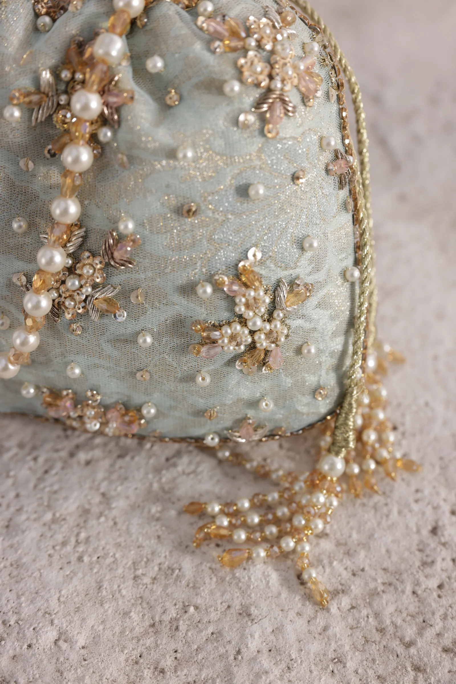 Sky Blue Glamour Clutch - Image 4